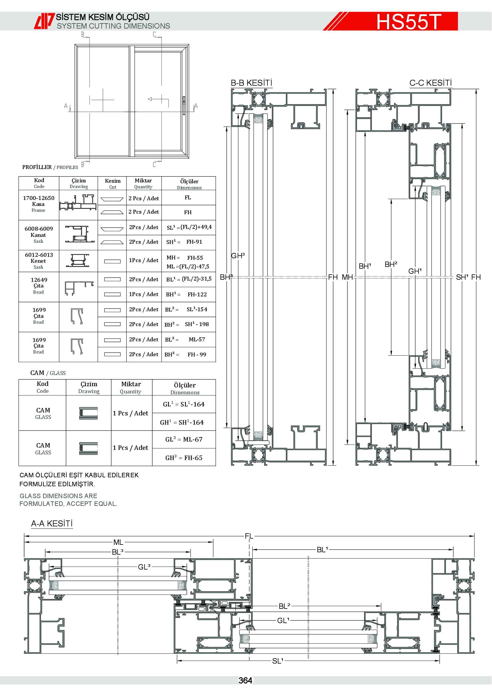 HEBESCHİEBE SÜRME ALÜMİNYUM 72
